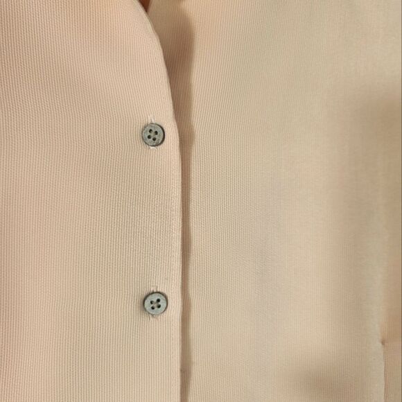 Cubavera Women’s XXL Peach Button-Down Blouse Short Sleeve - Picture 12 of 15